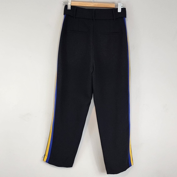 Aritzia Wilfred JALLADE Tie-Front Relaxed Fit Striped Pants Sz. 4 - Picture 7 of 9